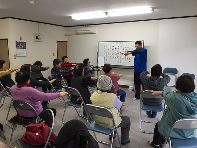 機能訓練の様子